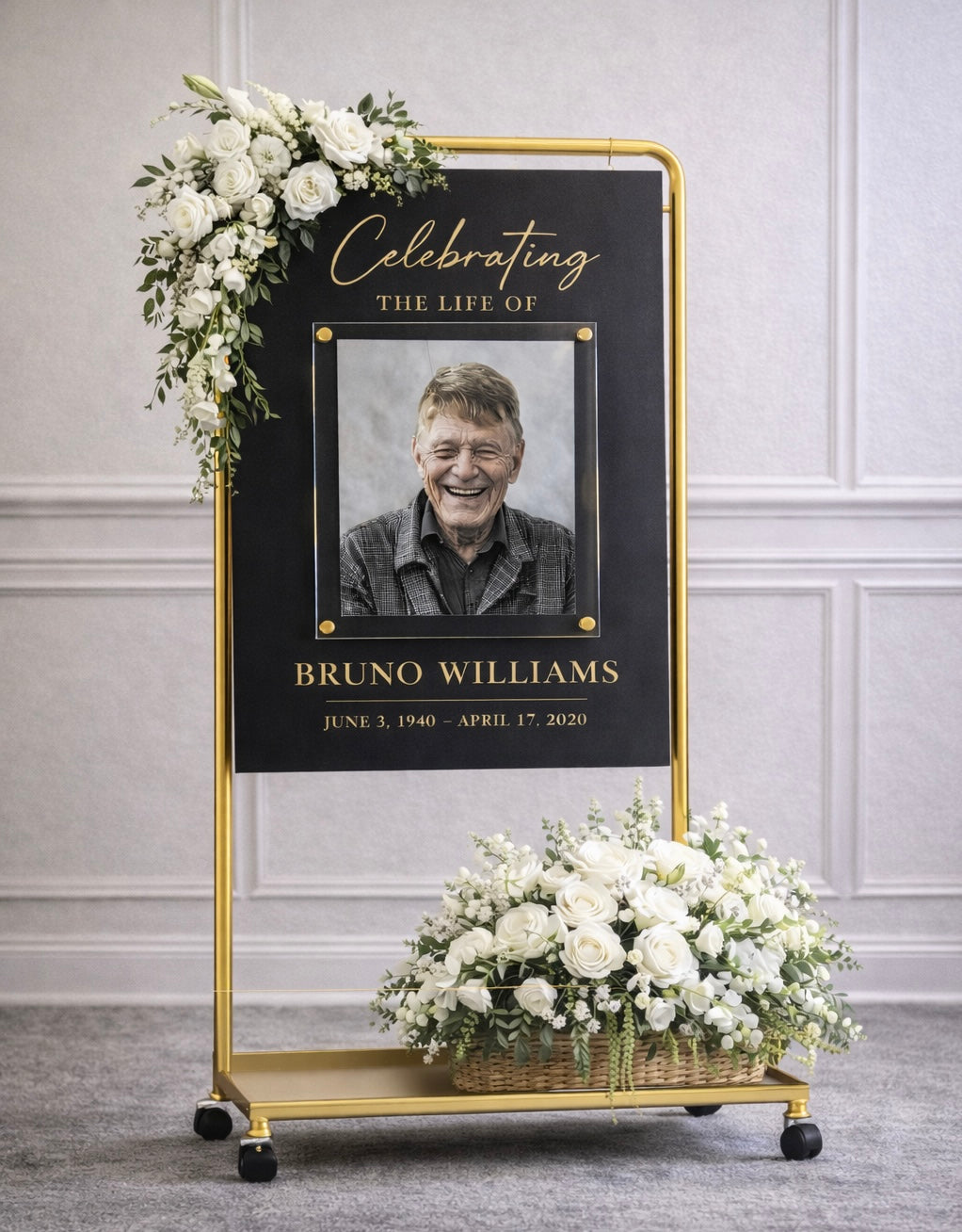 The Celebration of Life Sign