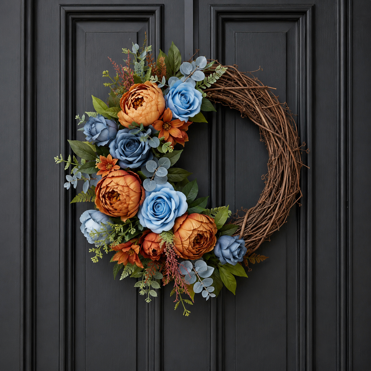 False Fall Wreath Workshop 1/2 moon grapevine (Age 21+)