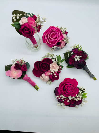 Corsage – Traditional Sizes & Petite Daddy Daughter Dance Matching Magnetic Boutonniere Available