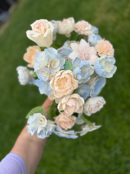 Parting Stems-Keepsake Sola Wood Blooms for Family and Honored Guests