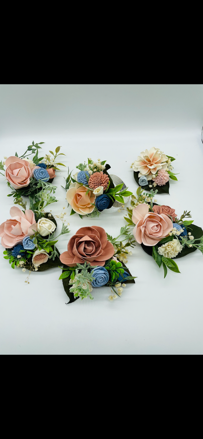 Wearable Tributes-Boutonnières and Corsages for Family and Honored Guests